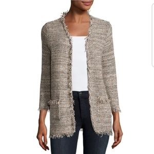 Joie Philisa Caviar multi Cardigan  Sz XS pockets